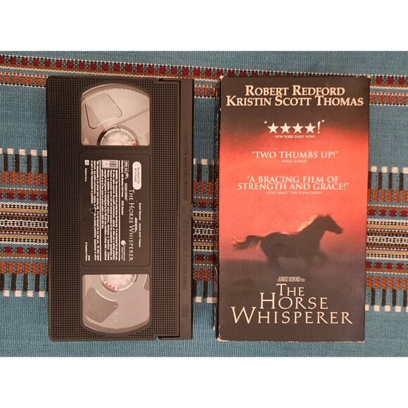 The Horse Whisperer (VHS, Movie, 1998) Redford Video Tape Untested - Picture 3 of 3